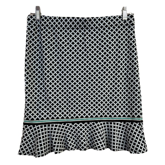 Max Studio Mini Skirt Elastic Stretch Waist Ruffle Bottom Size Medium - Picture 5 of 14